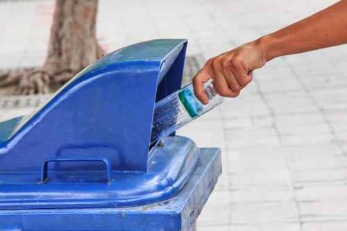 Construction waste clearance in West London